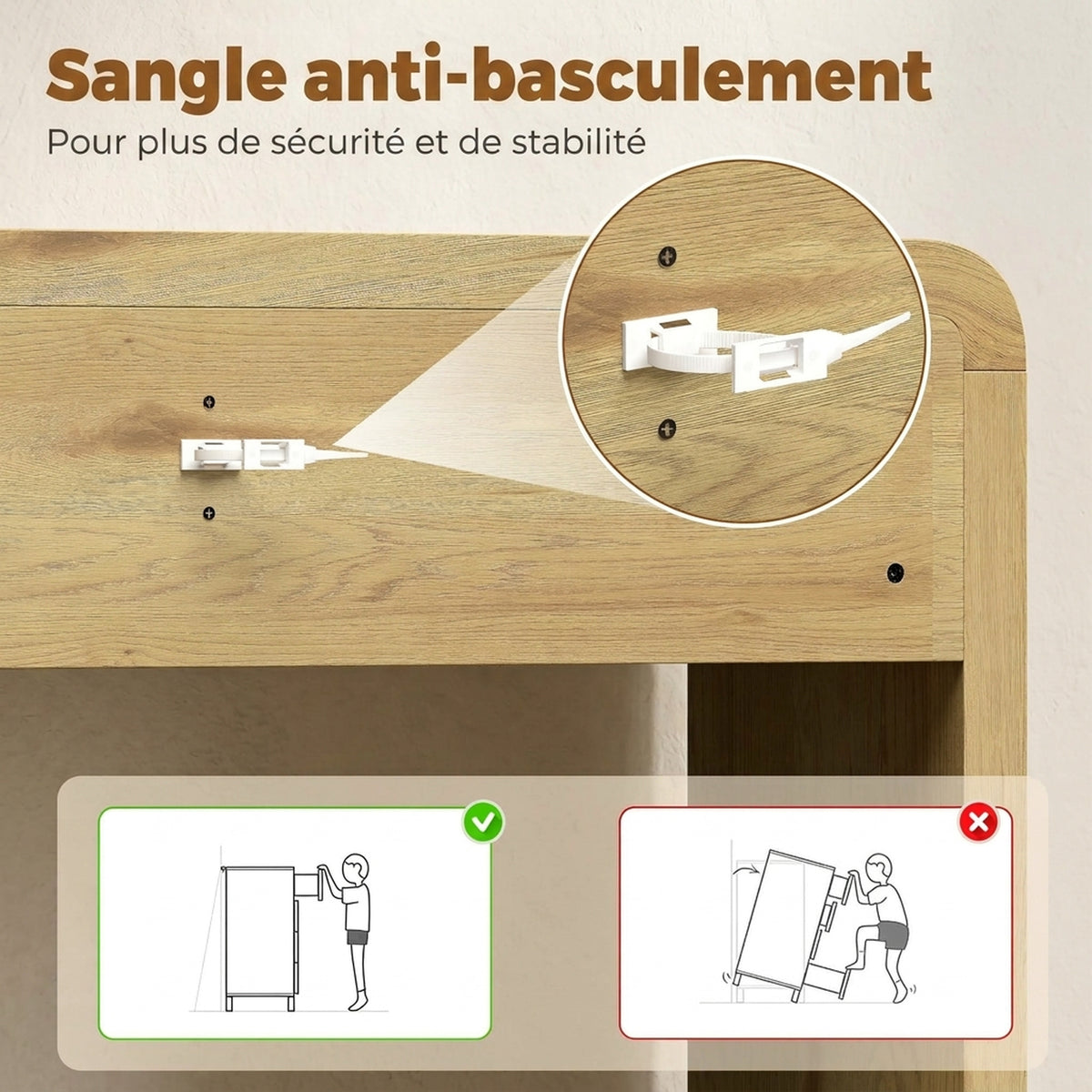 Table Console avec 2 Tiroirs, Console Meuble, 100 x 30 x 85 cm, Coins Arrondis et Plateau Épais, Boi – product view 2 | SeeMyMails Marketplace