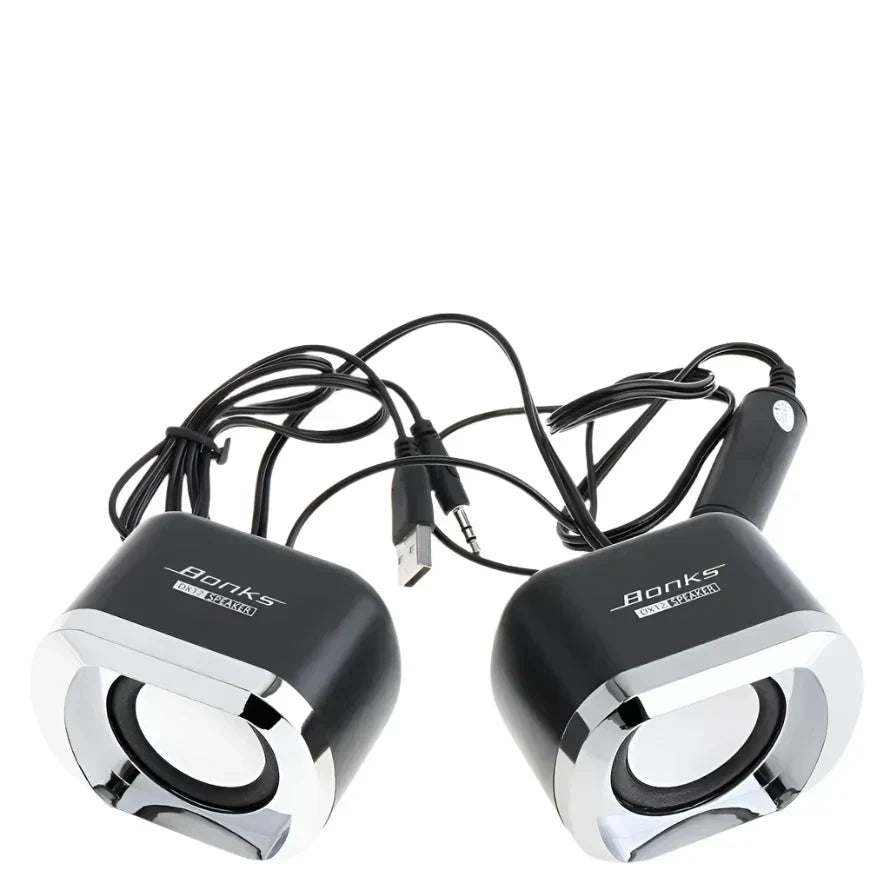 Portable Bass Computer Speakers With Subwoofer (Black) – product image 2 | SeeMyMails Marketplace
