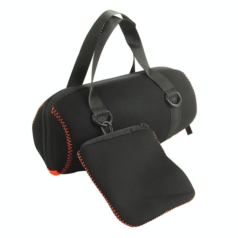 NNEIDS Protective Cover With Strap & Carabiner For Jbl Charge 5 - Black – product image 3 | SeeMyMails Marketplace