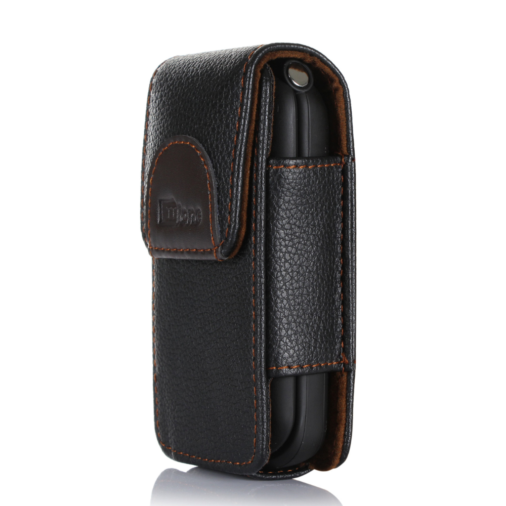 TTfone Original Brown Faux Leather Holster Case (TTCS3) for Lunar TT750, Nova TT650 Mobile – product image 3 | SeeMyMails Marketplace