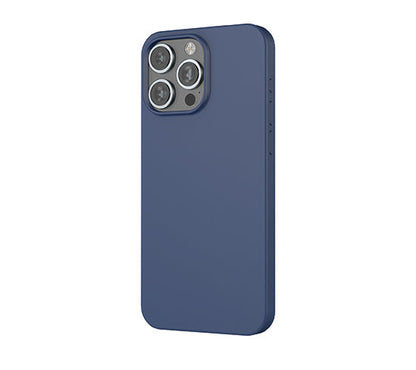 Coque silicone MagSafe iPhone 16 Pro Max Bleu