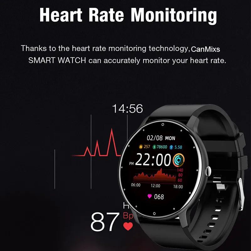Smart Watch Full Touch Screen Fitness Tracker IP68 (Black) – product image 2 | SeeMyMails Marketplace