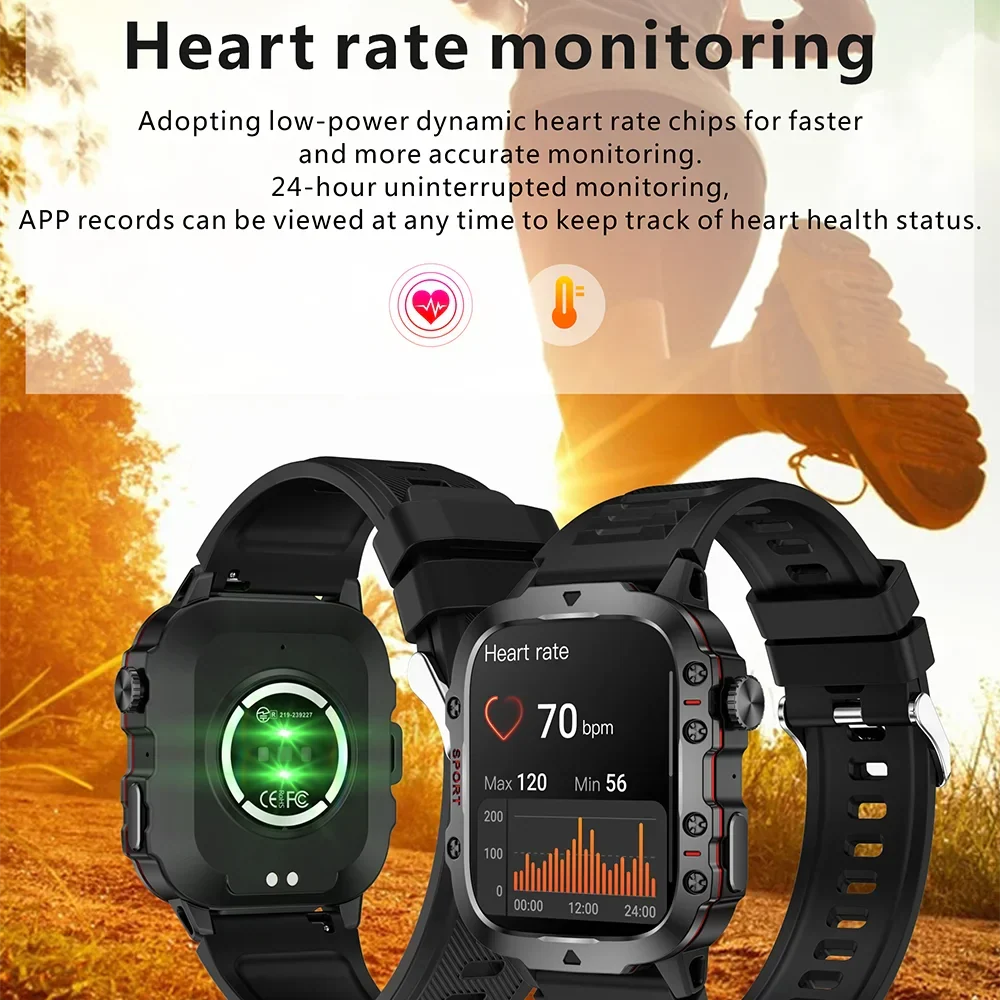 Smart Watch Fitness Bluetooth Call Waterproof (Black) – product image 3 | SeeMyMails Marketplace