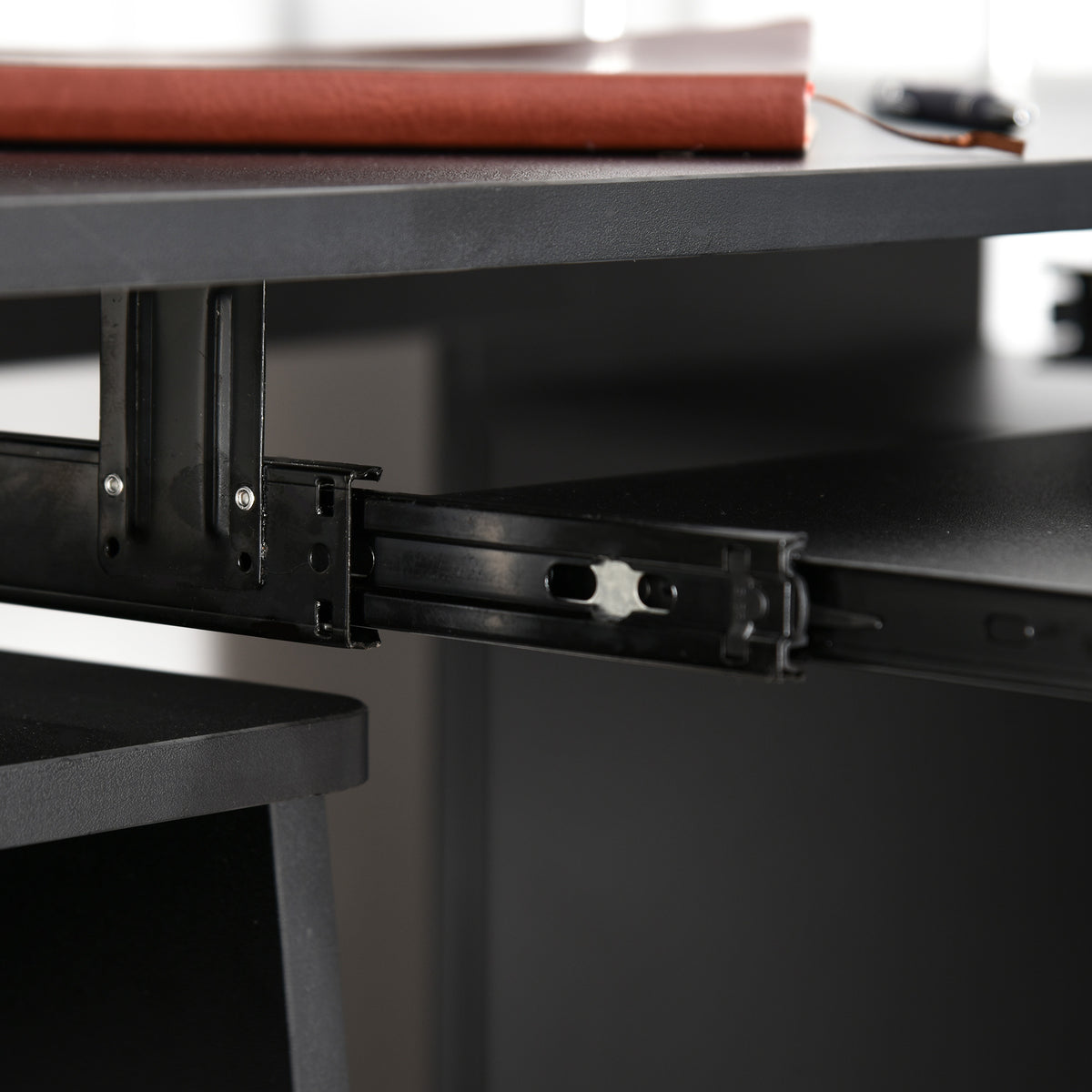 Bureau informatique étagères et tiroir, 120 x 50 x 85 cm, bureau d'ordinateur avec rangement support | SeeMyMails Marketplace