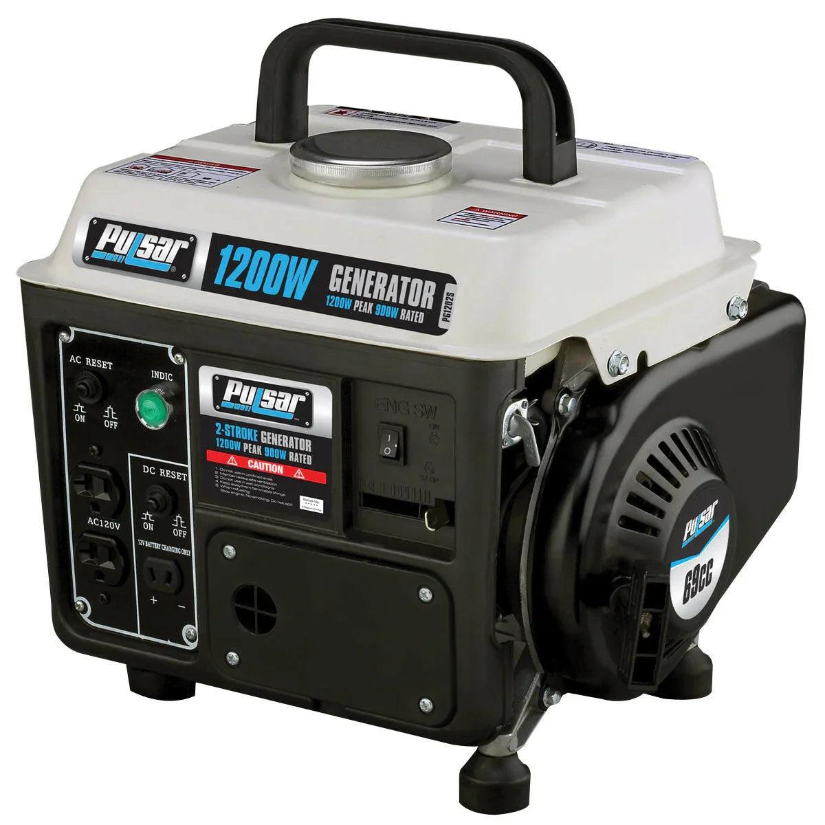 1200W Portable Gasoline 2-Stroke Generator with 900W Running Power & 12V DC Output – product image 4 | SeeMyMails Marketplace