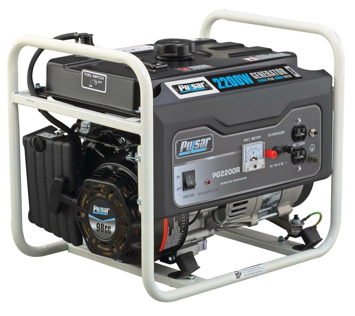 Pulsar 2300W Portable Gasoline Generator, 1600 Running Watts, CARB Approved – product image 3 | SeeMyMails Marketplace