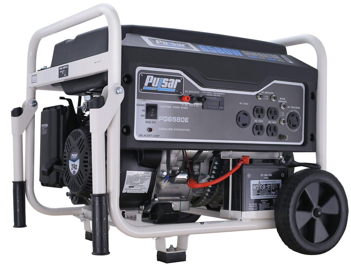Pulsar 6580W Gas Powered Portable Generator with Electric Start and 240V Output – product image 3 | SeeMyMails Marketplace