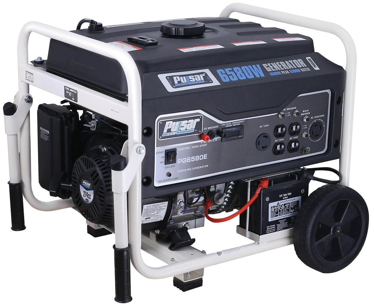 Pulsar 6580W Gas Powered Portable Generator with Electric Start and 240V Output – product image 5 | SeeMyMails Marketplace