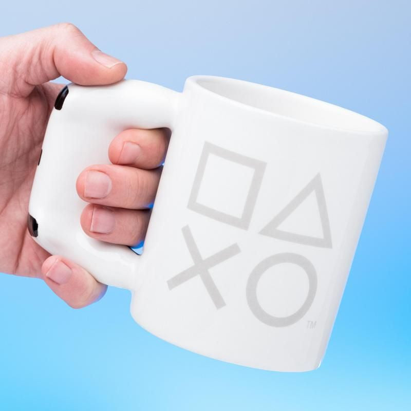 Playstation PS5 controller shaped mug – product view 3 | SeeMyMails Marketplace