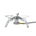 Camping Gas Stove with Electronic Ignition Silver | SeeMyMails Marketplace