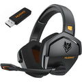 Dual Wireless Gaming Headset Orange | SeeMyMails Marketplace