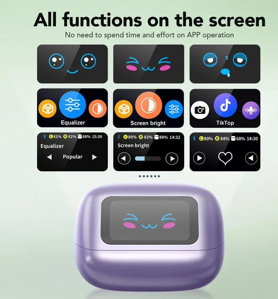 NNEOBA Earphones AI Translator with LCD Screen – product view 3 | SeeMyMails Marketplace