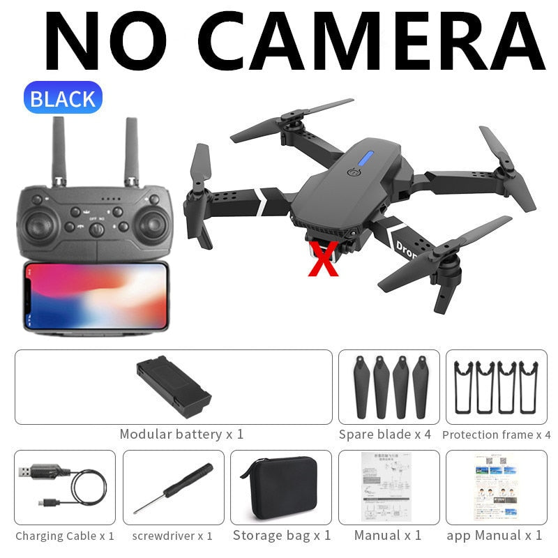 2021 NEW Drone 4k profession HD Wide Angle Camera 1080P WiFi fpv Drone Dual Camera Height Keep Drone – product view 3 | SeeMyMails Marketplace