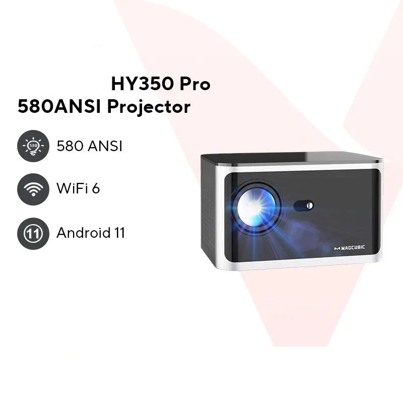 4K Android 11 Smart Projector 1080P LED WiFi6 Black – product view 3 | SeeMyMails Marketplace