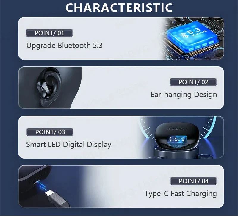 Bluetooth Wireless Earbuds Black – product view 4 | SeeMyMails Marketplace