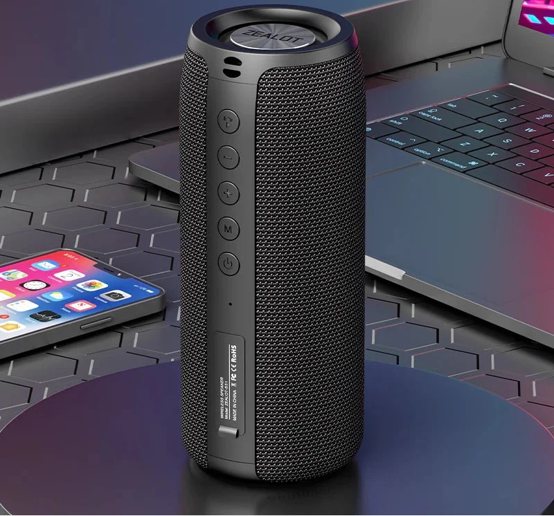 Powerful Bluetooth Speaker Black – product image 2 | SeeMyMails Marketplace