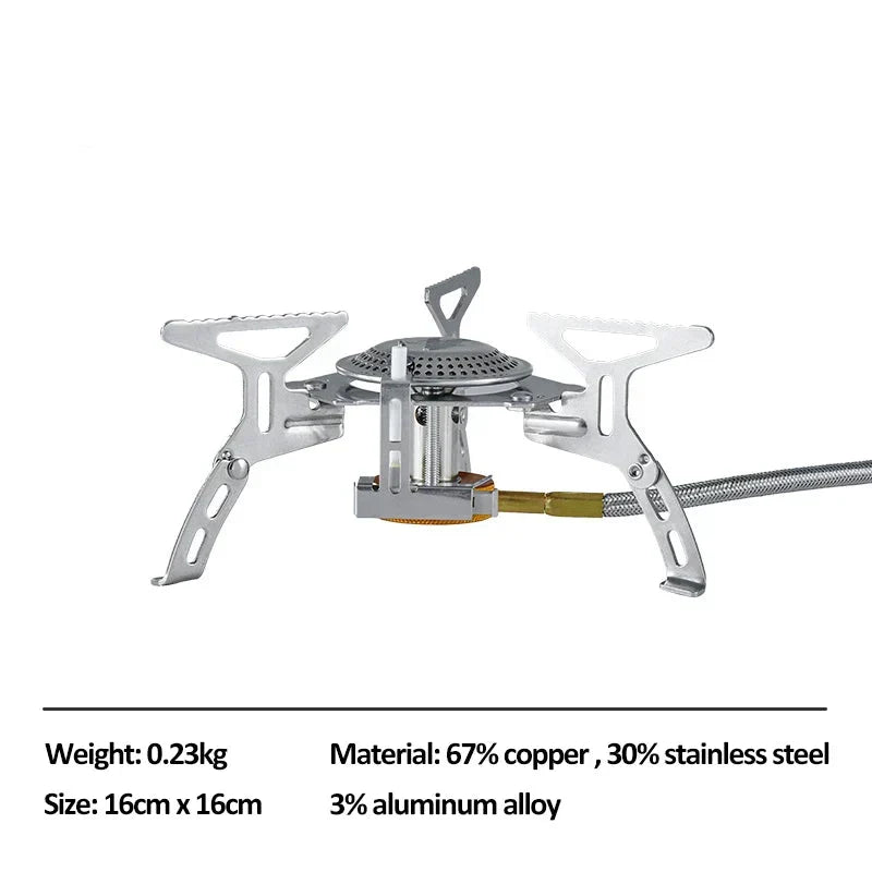 Camping Gas Stove with Electronic Ignition Silver – product image 5 | SeeMyMails Marketplace