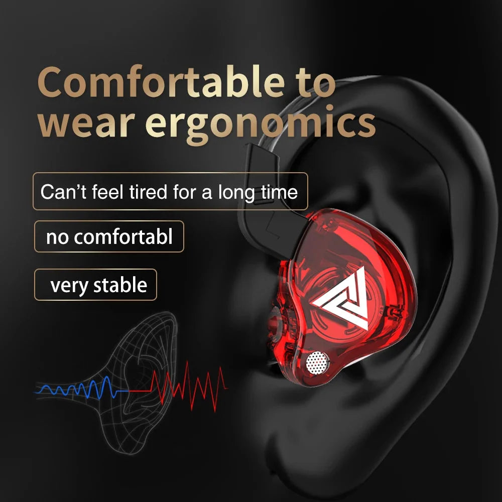 3.5mm Cable Wired Earphones QKZ AK6 HiFi Sound Quality Earphone With Wire Gaming Headset Gamer Headp – product view 4 | SeeMyMails Marketplace