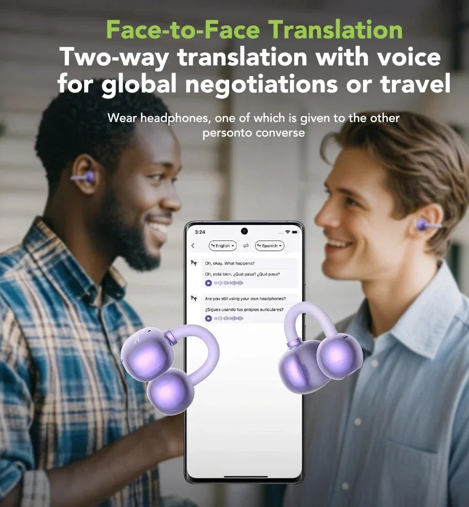 NNEOBA Earphones AI Translator with LCD Screen – product view 5 | SeeMyMails Marketplace
