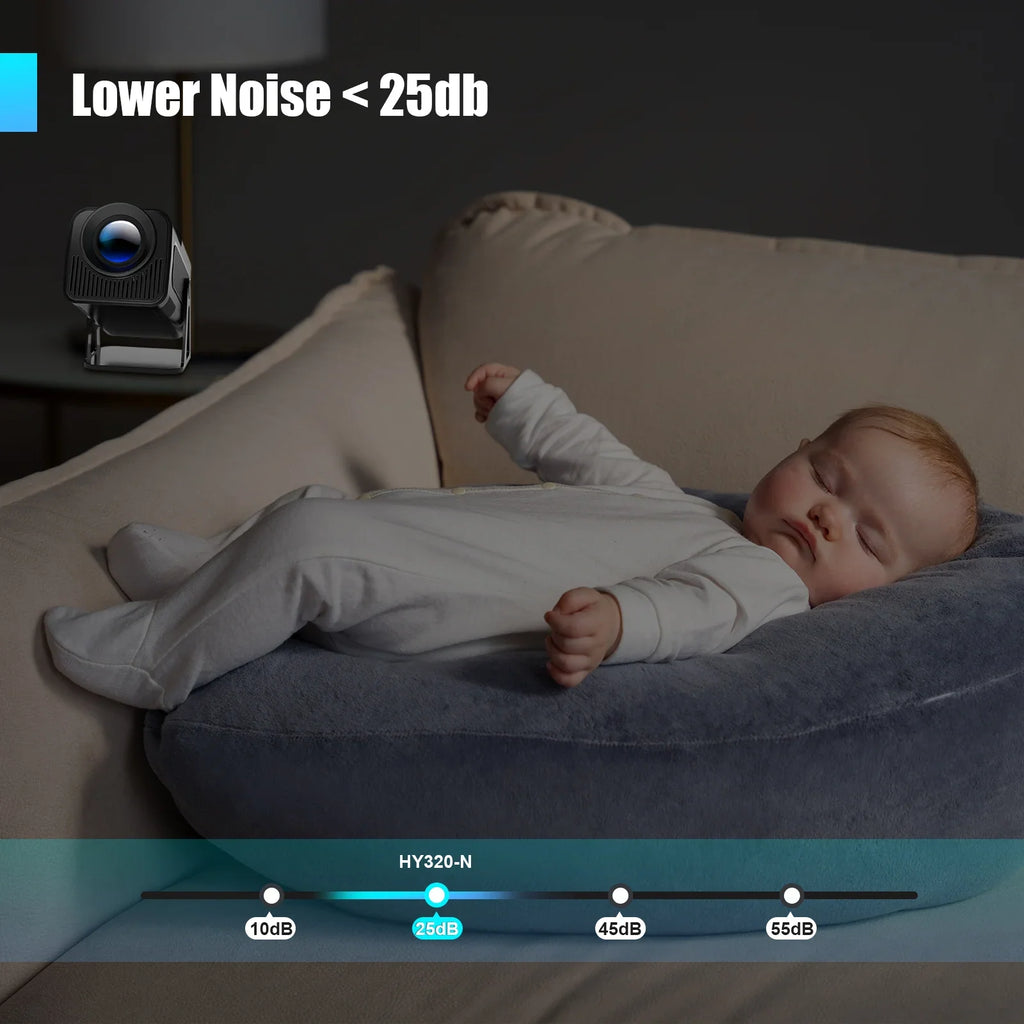 NNEOBA Android 13 Mini Projector Black – product image 2 | SeeMyMails Marketplace