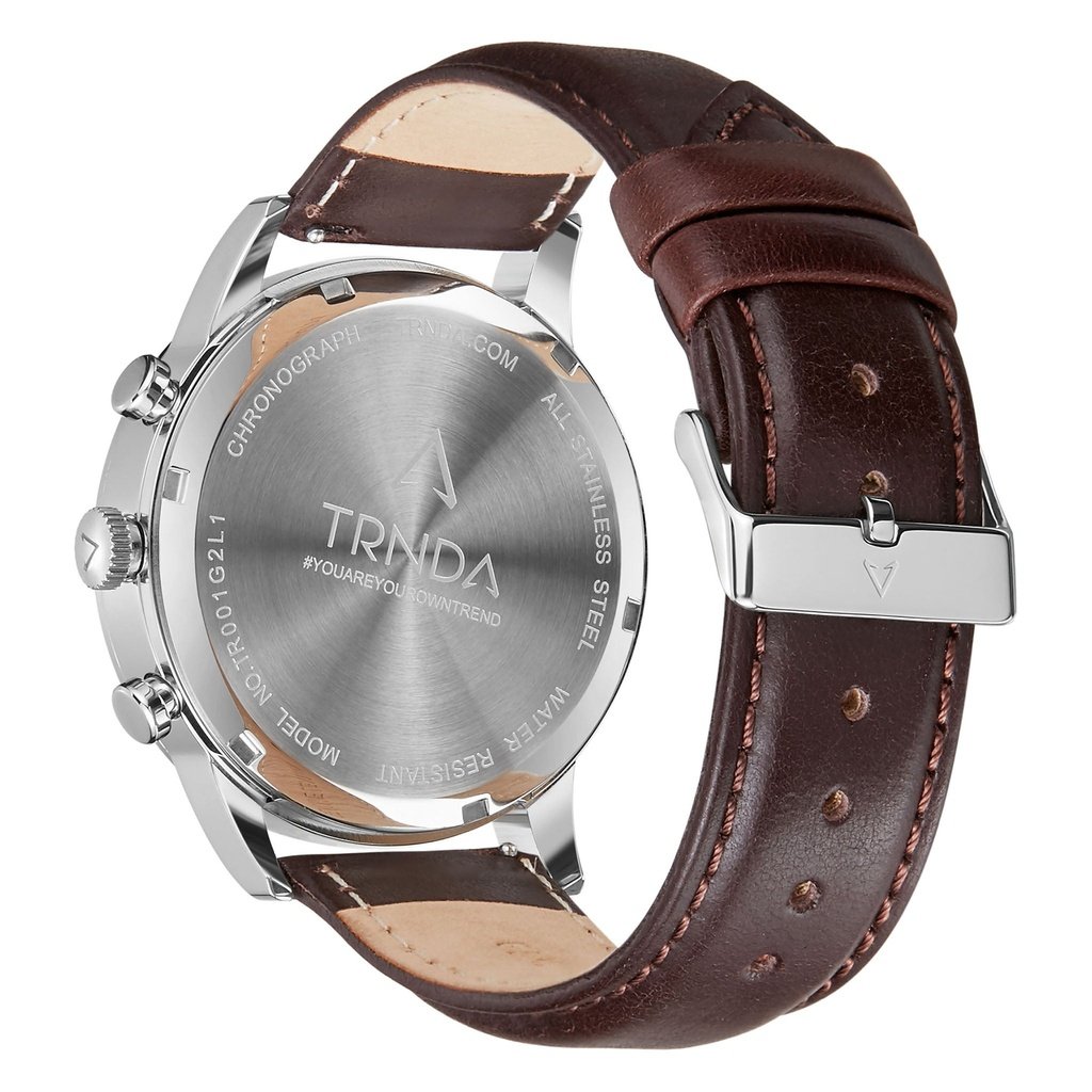 Trnda Men's Stainless Steel Watch, Dark Blue Dial | Trn-Ss43db – product image 2 | SeeMyMails Marketplace