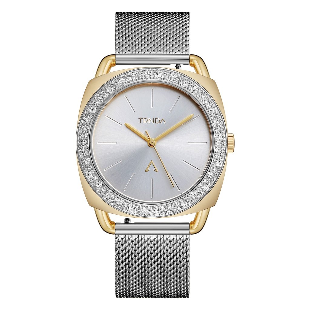Trnda Women's Stainless Steel Gold Watch, Silver Dial | Trnda-W35.8 – product image 3 | SeeMyMails Marketplace