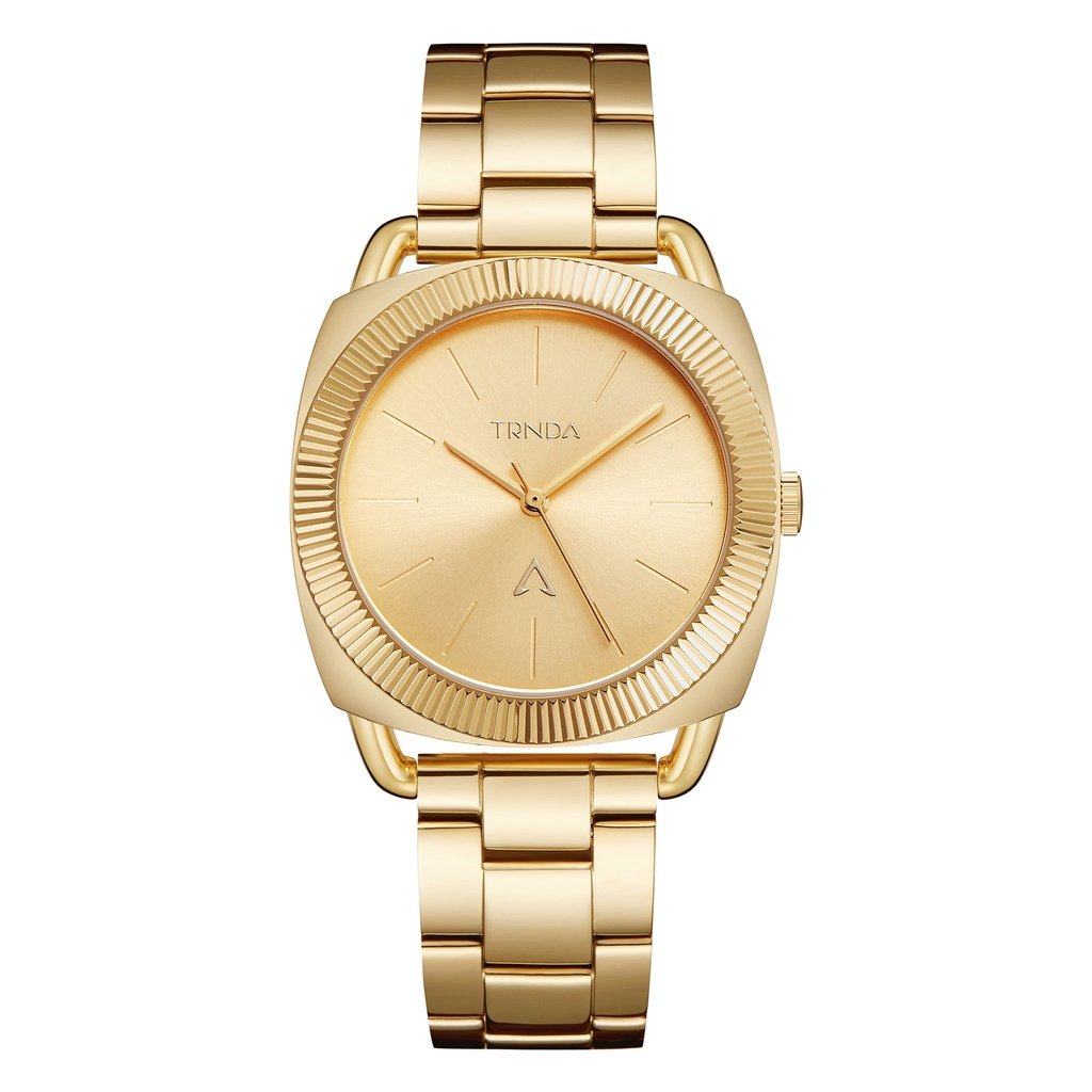 Trnda Women's Gold Stainless Steel Watch, Round Case | Trn-35.8g – product image 5 | SeeMyMails Marketplace