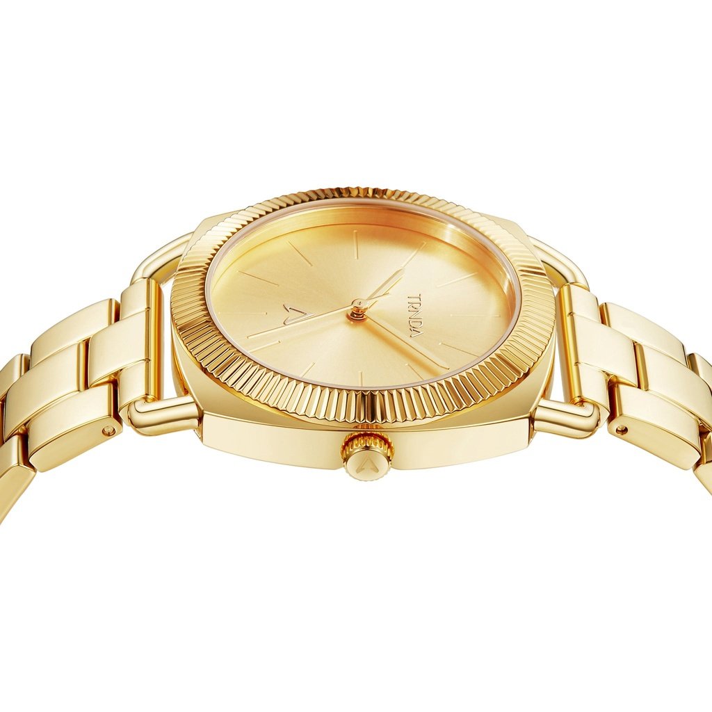 Trnda Women's Gold Stainless Steel Watch, Round Case | Trn-35.8g – product image 2 | SeeMyMails Marketplace