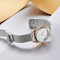 Trnda Women's Rose Gold Stainless Steel Watch, Silver Dial | Trnda-Rg35.8 | SeeMyMails Marketplace