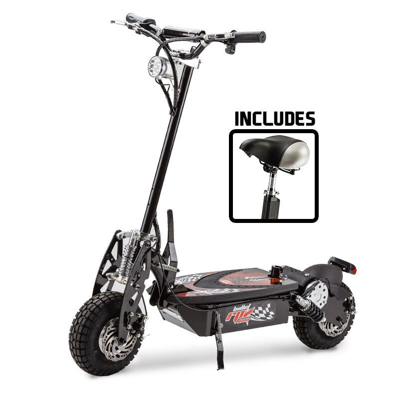 NNEMB Black/Red 48V 1000W Turbo w/ LED Folding Electric Scooter For Adults-RPZ1600 – product view 3 | SeeMyMails Marketplace