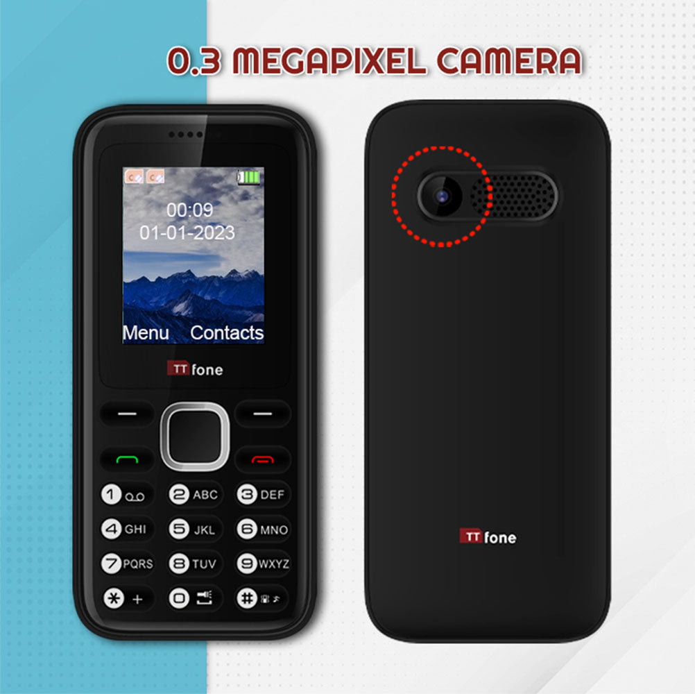 Used - TTfone TT150 Blue Dual SIM Mobile with USB Cable, O2 Pay As You Go – product image 4 | SeeMyMails Marketplace