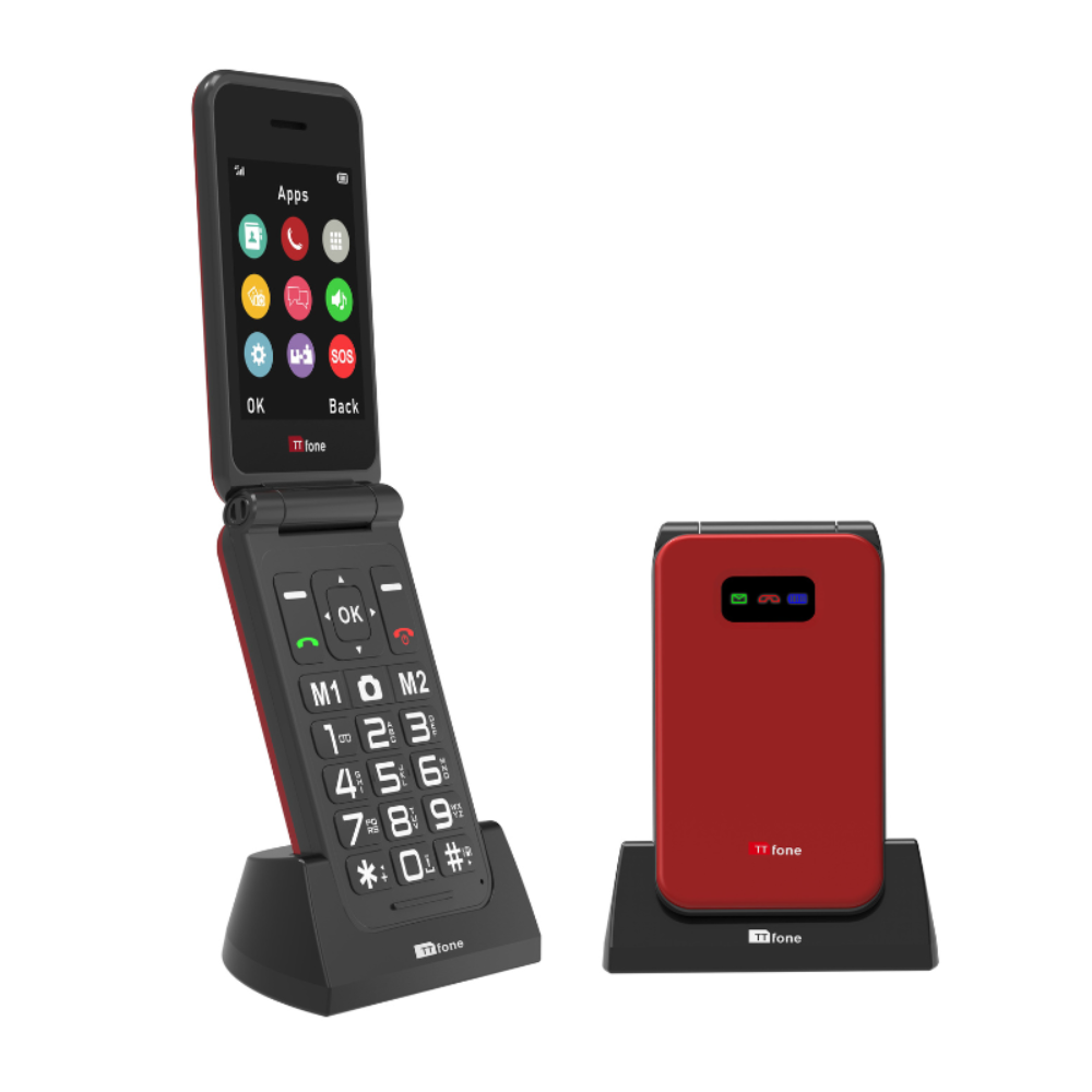 Used - TTfone TT760 4G Red with Dock Charger – product image 4 | SeeMyMails Marketplace