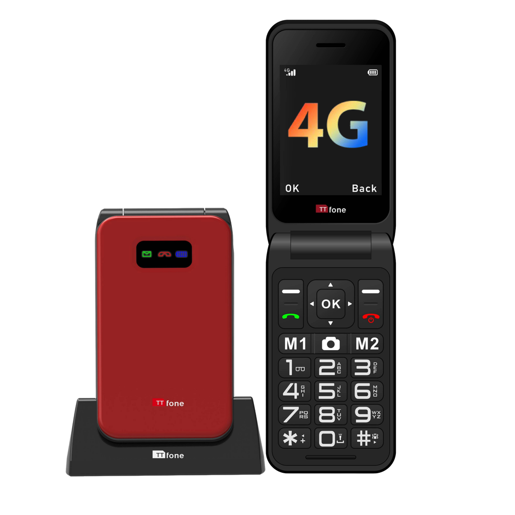 Used - TTfone TT760 4G Red with Dock Charger – product image 3 | SeeMyMails Marketplace