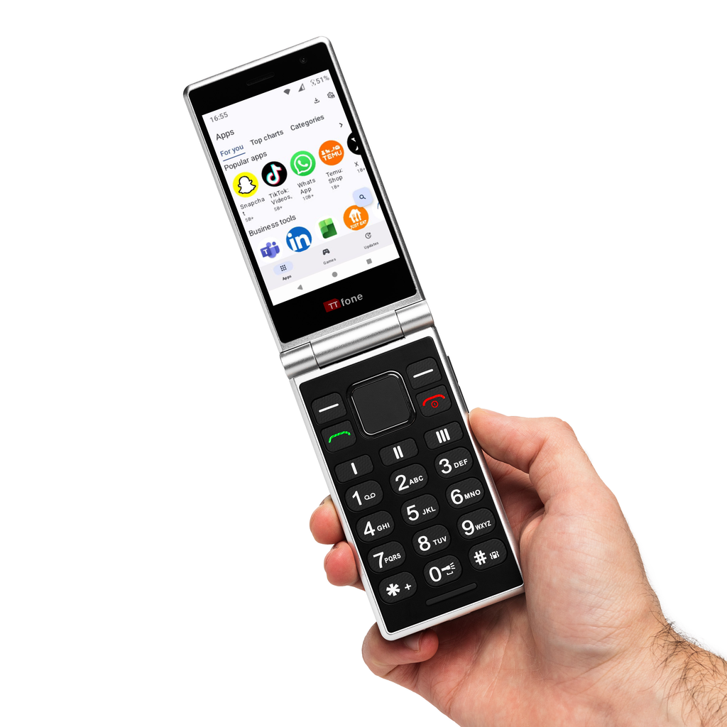 TTfone TT990 Mobile with Touchscreen Mobile with Large Easy-Press Buttons & Three PAYG – product image 3 | SeeMyMails Marketplace