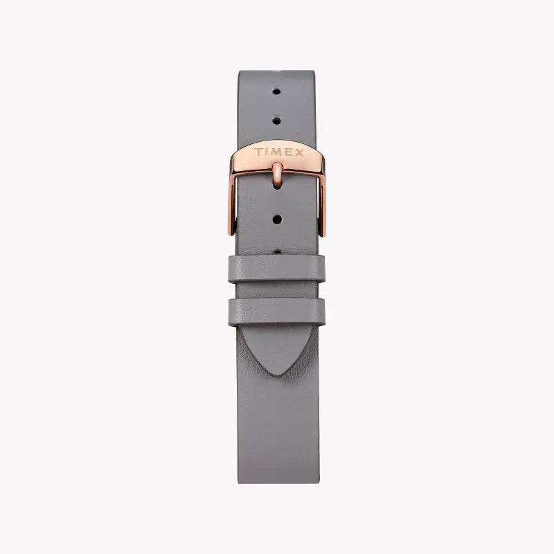 Timex Women's Gray Leather Watch, White Dial | Tw2t45400 | SeeMyMails Marketplace