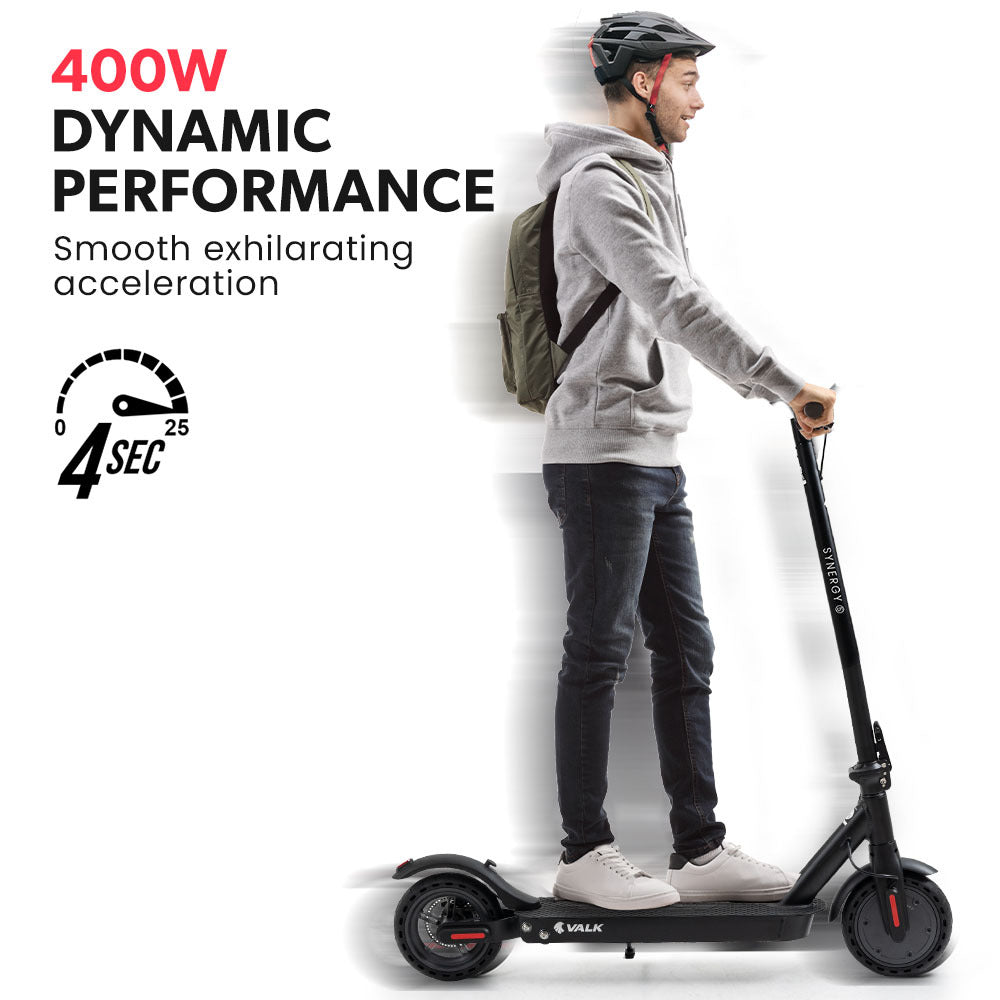 VALK Synergy 5 Electric Scooter, 400W, AU Compliant, Motorised eScooter for Adults, Black – product view 5 | SeeMyMails Marketplace