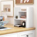 Étagère de bureau modulable, organisateur de bureau multifonctionnel, 2 pièces, MDF, blanc | SeeMyMails Marketplace