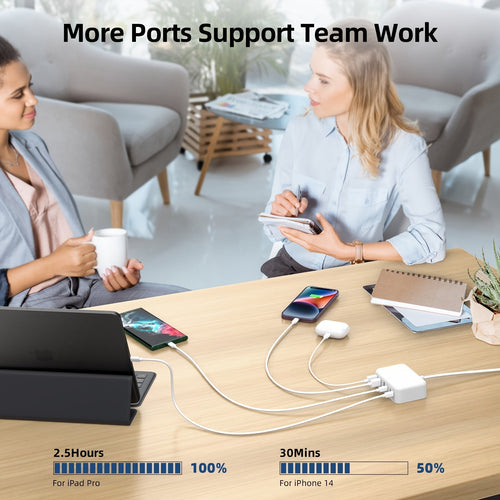 6-Port USB-C Fast Charger – product view 2 | SeeMyMails Marketplace