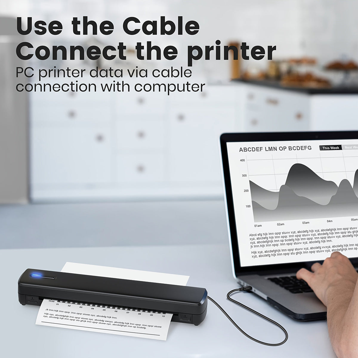 NNETM Portable Wireless Thermal Printer – Inkless Mobile Printer for A4 & Letter – product image 4 | SeeMyMails Marketplace