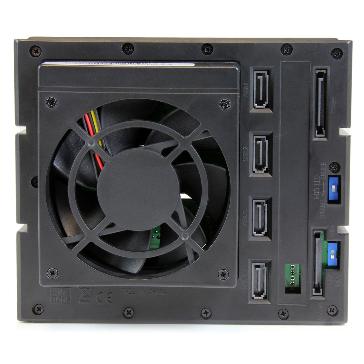 Star Tech 4 Bay Aluminum Trayless Hot Swap Mobile Rack Backplane for 3.5in SAS II/SATA III - 6 Gbps  – product view 5 | SeeMyMails Marketplace