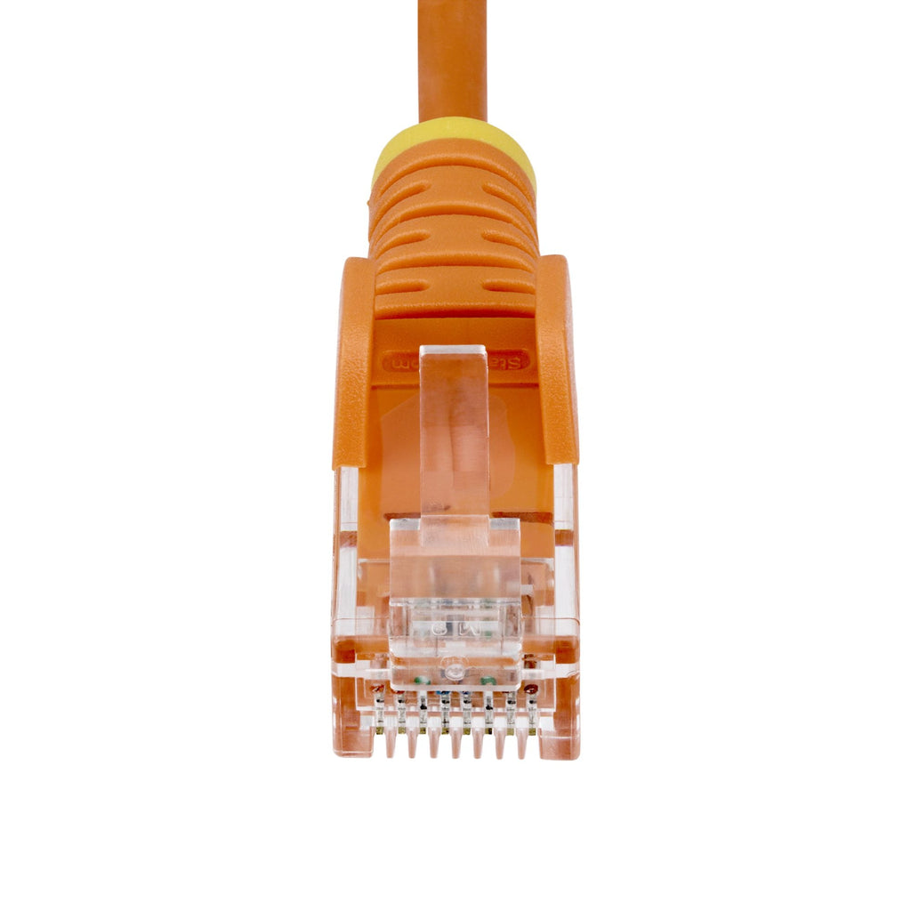 Star Tech 15m Orange Slim CAT6 Ethernet Cable, Snagless, 100W PoE, UTP, LSZH, 28AWG Pure Bare Copper – product view 5 | SeeMyMails Marketplace