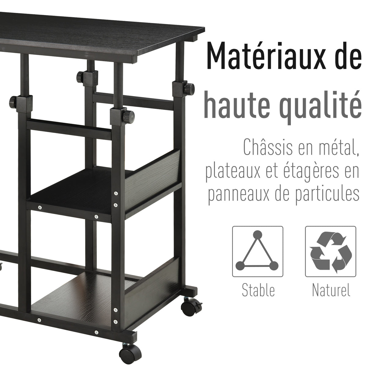 Table d'appoint Bout de canapé Table roulante Table de Lit pour Ordinateur Portable Hauteur réglable – product view 3 | SeeMyMails Marketplace
