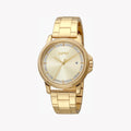 Esprit Women's Gold Stainless Steel Watch, Champagne Dial | Es1l203m0035 | SeeMyMails Marketplace