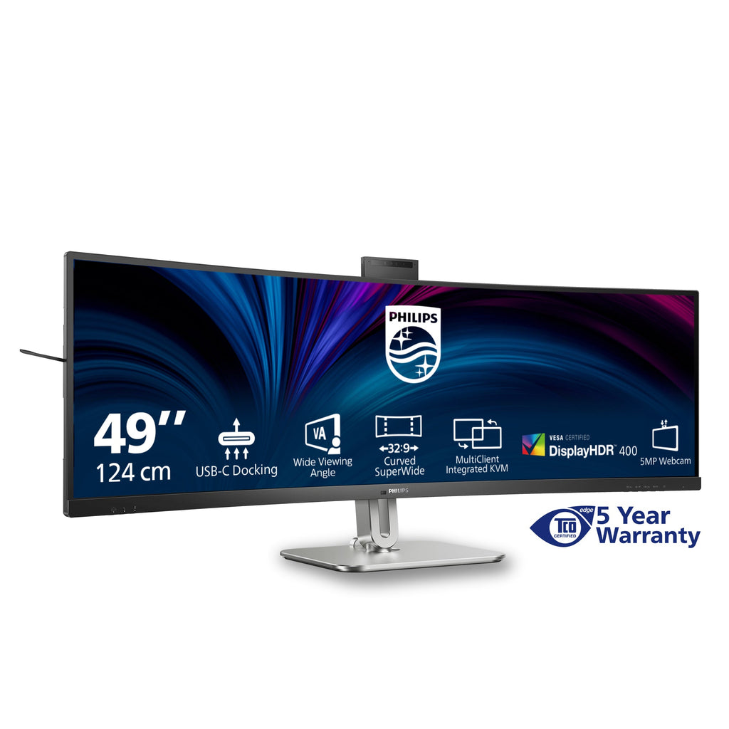 Philips 5000 series 49B2U5900CH/75 computer monitor 124 cm (48.8") 5120 x 1440 pixels Dual QHD LCD B – product view 3 | SeeMyMails Marketplace