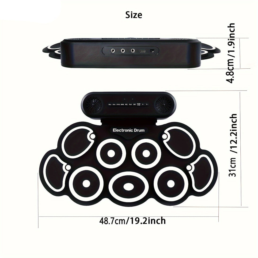 Electronic Drum Set with 9 Pads &amp; Speakers – product image 2 | SeeMyMails Marketplace