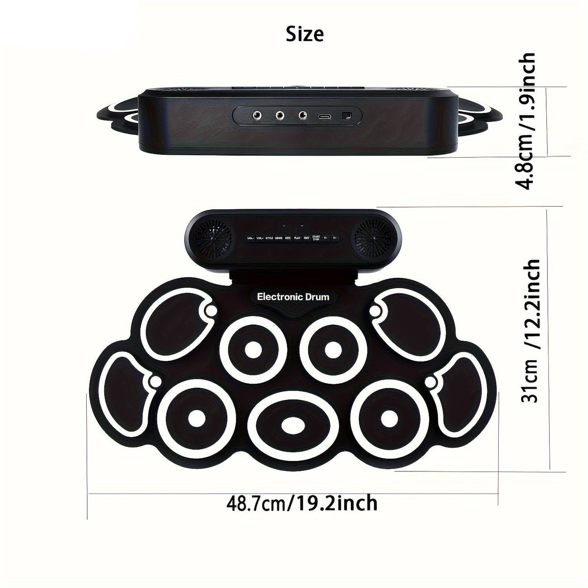 Electronic Drum Set with 9 Pads & Speakers – product image 2 | SeeMyMails Marketplace