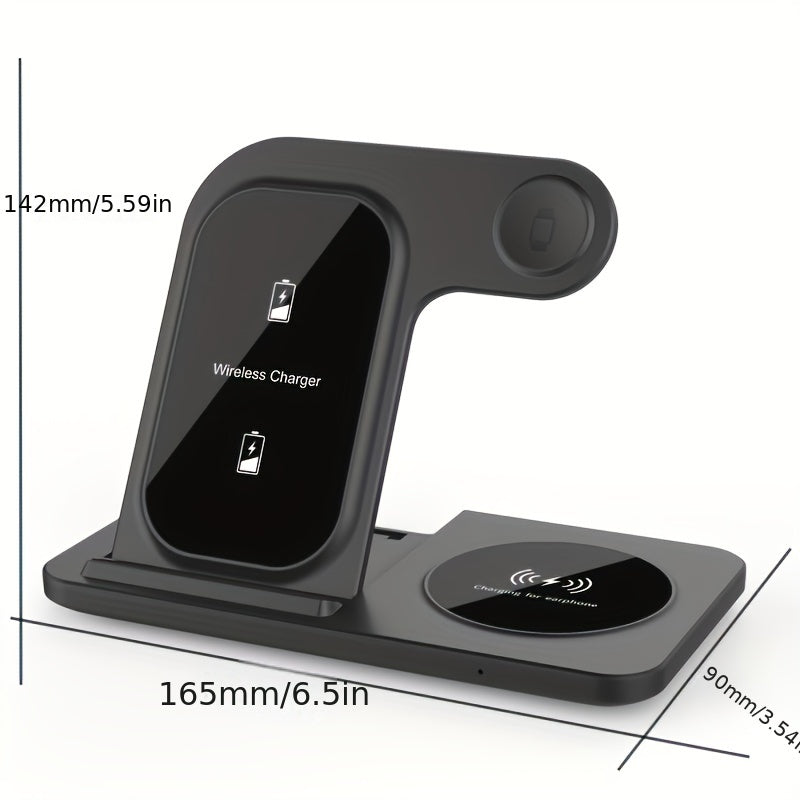 3-in-1 Fast Wireless Charger for iPhone & Apple Devices – product view 2 | SeeMyMails Marketplace