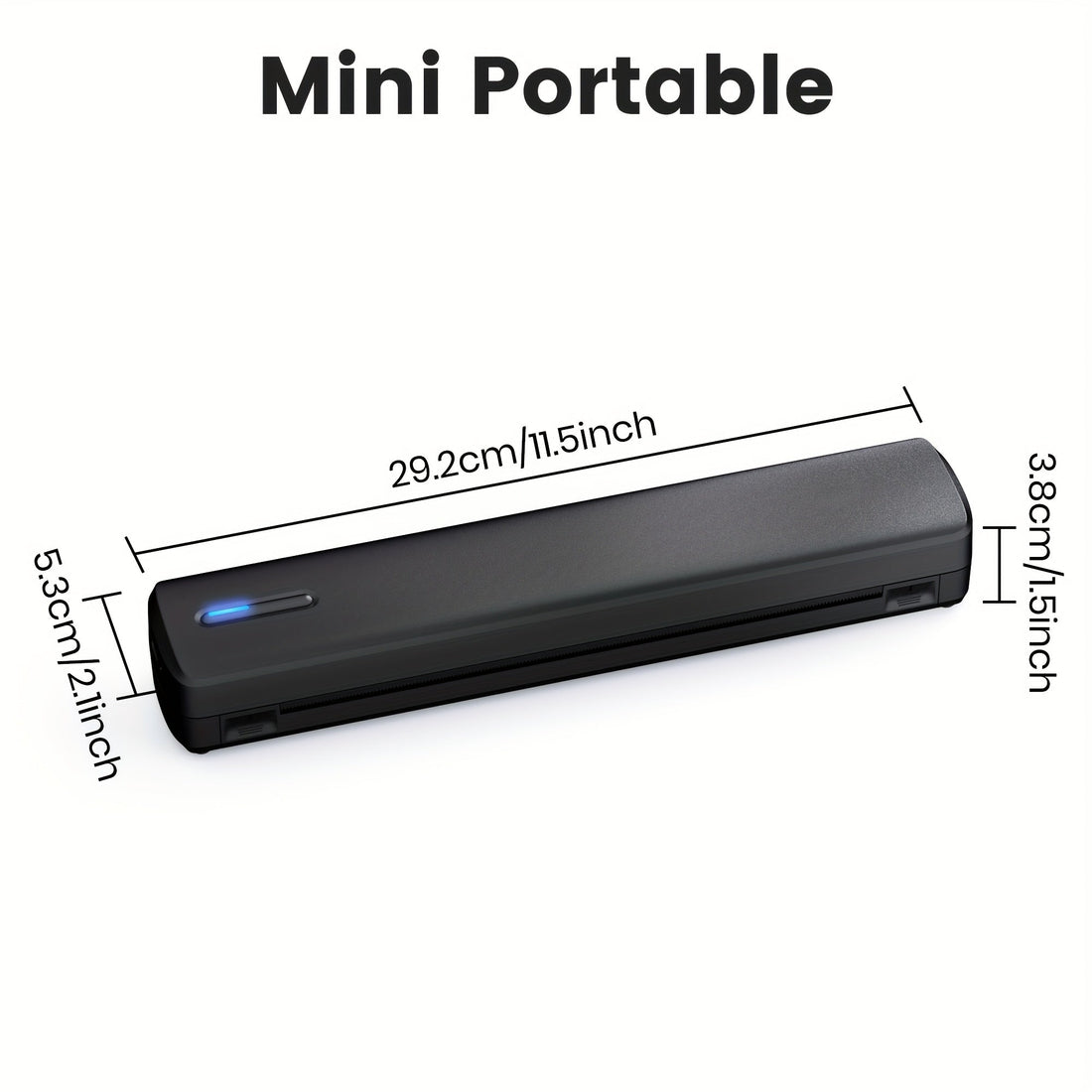NNETM Portable Wireless Thermal Printer – Inkless Mobile Printer for A4 & Letter | SeeMyMails Marketplace