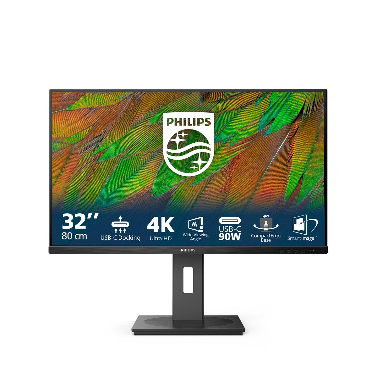 Philips 3000 series 32B1U3900/75 computer monitor 80 cm (31.5") 3840 x 2160 pixels 4K Ultra HD LCD B – product view 3 | SeeMyMails Marketplace