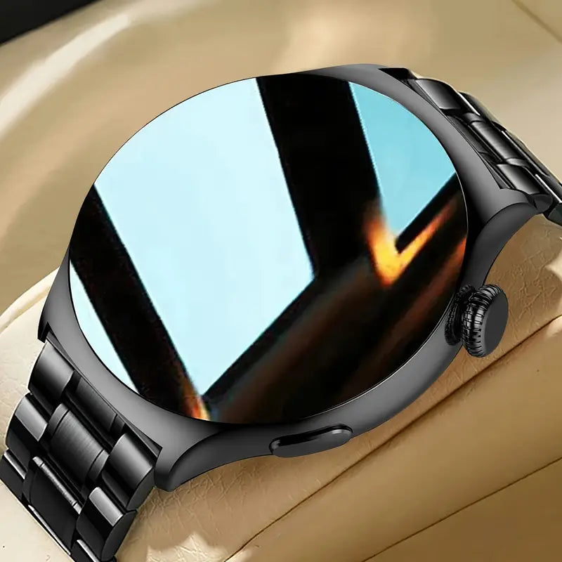 Smart Watch Big Screen Custom Dial Answer Call Fitness Tracker Sport Smart Watch For Men - Black – product image 4 | SeeMyMails Marketplace
